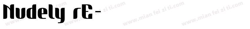 Nudely rE字体转换